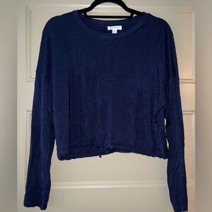 Navy long sleeve top, women’s M, Topshop